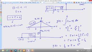 convolution of triangular and rectangular functions  signals and systems [upl. by Ahsai]