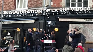 Arras  Inauguration de la Rue Vidocq [upl. by Ahtnams435]