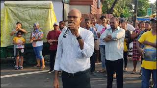 Goan Reporter Activists speaking at a meeting in Chinchinim on Regional Plan issue [upl. by Enniroc]