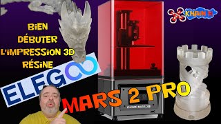 Elegoo Mars 2 pro une petite imprimante Résine pour bien débuter  tuto de A à Z [upl. by Drarej]