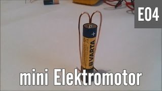 E04  Kako napraviti Mini ELEKTROMOTOR [upl. by Hepsoj]