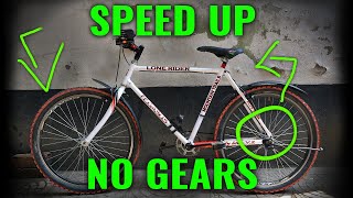 SPEED UP YOUR CYCLE without GEARS  no gears  more speed  bike tips nogears cycle bike speedup [upl. by Emlynne362]