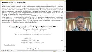 Lecture 36 Queueing System with Bulk service Balking and Reneging [upl. by Suissac572]