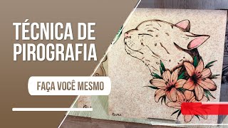 Veja como fazer ilustrações em madeira com pirografia [upl. by Eneleuqcaj]