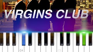 MC Virgins  Virgins Club Piano Tutorial [upl. by Columbine725]