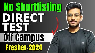 Direct Test  Biggest Hiring  Latest Off Campus Drive  2021  2022  2023  2024 Batch  Fresher [upl. by Malorie]