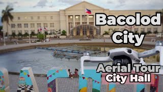 Bacolod City Hall Aerial View aerialview drone aerialfootage [upl. by Sasnak]