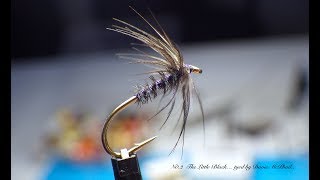 Tying the Little Black Soft HackleWet Fly with Davie McPhail [upl. by Airreis993]