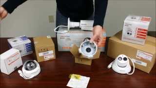 Various Hikvision IP Camera Mounting Options Includes New EXIR with unboxing by Intellibeamcom [upl. by Miriam167]