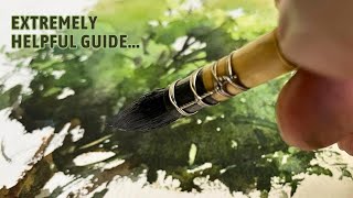 EXTREMELY Helpful Guide to Paint Watercolor Tree [upl. by Imuy35]