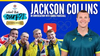 What the Surf Podcast  Olympic Special  Jackson Collins [upl. by Farica42]