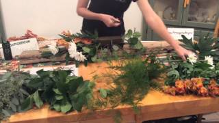 How to make a flower arrangement Large easy inexpensive full how to [upl. by Sitnerp]