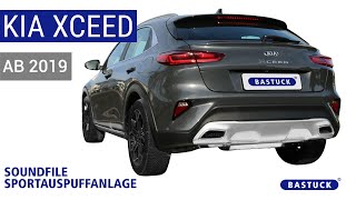 Sportauspuffanlage  Kia XCeed ab 2019  BASTUCK [upl. by Aikmat]