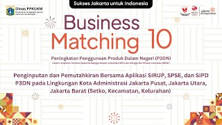 Presentasi Perusahaan Hari ke3 Sesi Siang  Business Matching 10  6 Desember 2023 [upl. by Oiramd]