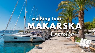 ☀️ MAKARSKA 4K 🇭🇷 DALMATIA 🇭🇷 BEAUTIFUL CROATIA 🇭🇷 WALKING TOUR 4K [upl. by Devland]