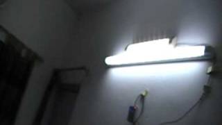 20W LED LAMP Versus 40W FLUORESCENT TUBE LIGHT [upl. by Enileuqcaj430]