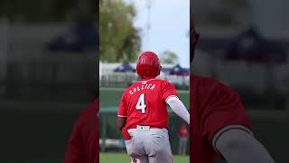 Cam Collier 1st SpringBreak History Hr Cincinnati Reds sbvzla mlb [upl. by Hueston]