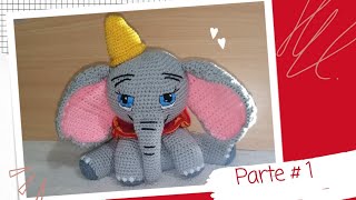 Elefante Dumbo tejido a crochet parte 1 [upl. by Chelsy]