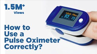 How To Use A Pulse Oximeter Correctly  Medicover Hospitals [upl. by Ardenia]