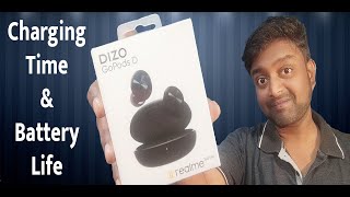 Dizo GoPods D Charging Time amp Battery Life Enough  TechNicks [upl. by Suirtimed]