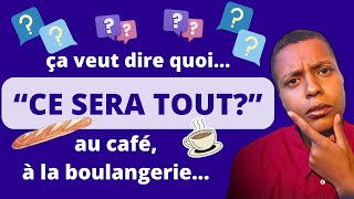 Les questions au café ☕ 1  Apprendre le français [upl. by Nnayelhsa]