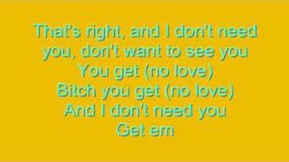 Eminem  No Love ft Lil Wayne lyrics on screen [upl. by Lenahc]