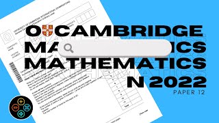 O Level Math D November 2022 Paper 12 402412 [upl. by Aicarg]