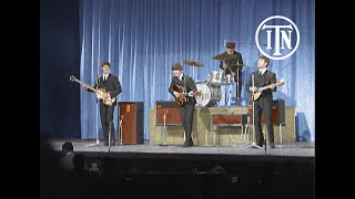 The Beatles  Rare Colorized Video  Royal Variety Show 1963 [upl. by Ayhtnic300]