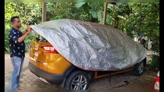 Renault Triber Car Cover Waterproof FAMEXONWith Mirror Pockets SilverHemantpatel🚖 [upl. by Wong]