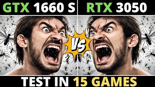 GTX 1660 SUPER VS RTX 3050 IN 2023  TEST IN 2023 [upl. by Molli958]