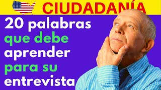 9 FRASES PODEROSAS para pasar su entrevista y examen de ciudadanía americana [upl. by Annahsat774]