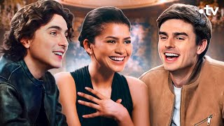 Exclusive Zendaya amp Timothée Chalamet on their love story in Dune 2 and the secrets of the shoot [upl. by Aynna]