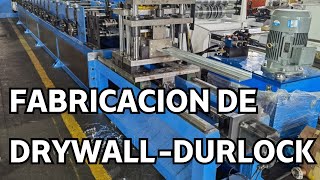 CONFORMADORA DE PERFILES DRYWALL DURLOCK SOLERAS Y MONTANTES  LATAMSTEEL [upl. by Kruse]