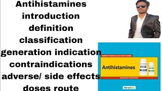 Antihistamines drug in pharmacology  antihistamines in nursing notes  what is antihistamines [upl. by Olsen980]