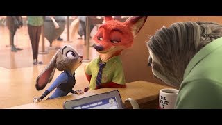 Nick and Judy Visit the Sloth DMV  Zootopia  Freeform [upl. by Philomena684]