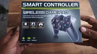 Unboxing amp Review of Smart Controller Wireless Gamepad TGZ850M RetroArch PCSX ReARMed [upl. by Yorke]