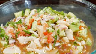 How to make THE BEST Mexican Ceviche Recipe  Views on the road Mariscos [upl. by Zertnom]