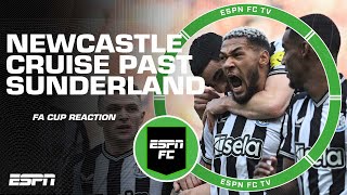 ‘A COUNTRY MILE between them’ How Newcastle eased past Sunderland in the FA Cup  ESPN FC [upl. by Takken]