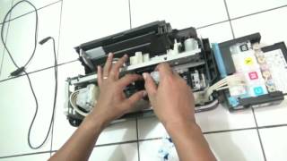 CARA CLEANING EPSON HEAD L110 [upl. by Santoro]