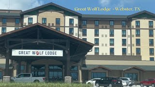 Walkthrough  The new Great Wolf Lodge in Webster TX [upl. by Llenrev]