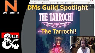 DampD 5e  DMs Guild ReviewThe Tarocchi  Nerd Immersion [upl. by Akirdna]