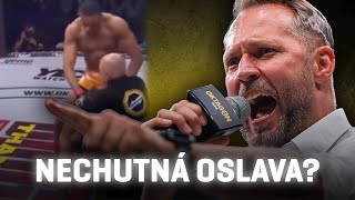 „Je to hnusquot Novotný o Wanlissovej oslave MMA novinky [upl. by Giarg]