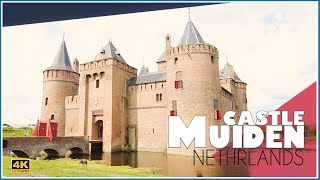 Discover Muiden Castle  A Walking Tour In Muiderslot  4k Ultra Hd [upl. by Yorled]