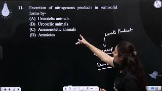 Excretion of nitrogenous products in semisolid forms by [upl. by Spike998]