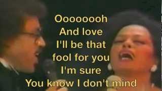 Diana Ross and Lionel Richie Endless Love Lyrics [upl. by Younglove]