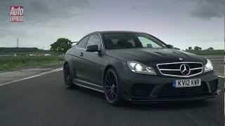 Mercedes C63 AMG Black Series  Auto Express [upl. by Nairrot]