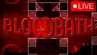 LEARNING BLOODBATH  STREAM 4 Geometry Dash 42100 [upl. by Anuahsat]