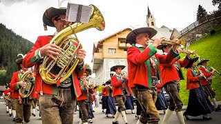 Oberländer Bezirksmusikfest in Außervillgraten 2014 [upl. by Basilio]