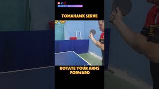 Ovtcharov Tomahawk Serve Top Spin tabletennis pingpong serve [upl. by Laurel900]