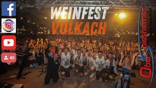 Weinfest Volkach 2024 mit der Partyband aus Franken  Oberspiesheimer [upl. by Ynatterb]